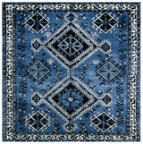 Safavieh Vintage Hamadan 6'-7" x 6'-7" Rug in Blue / Black