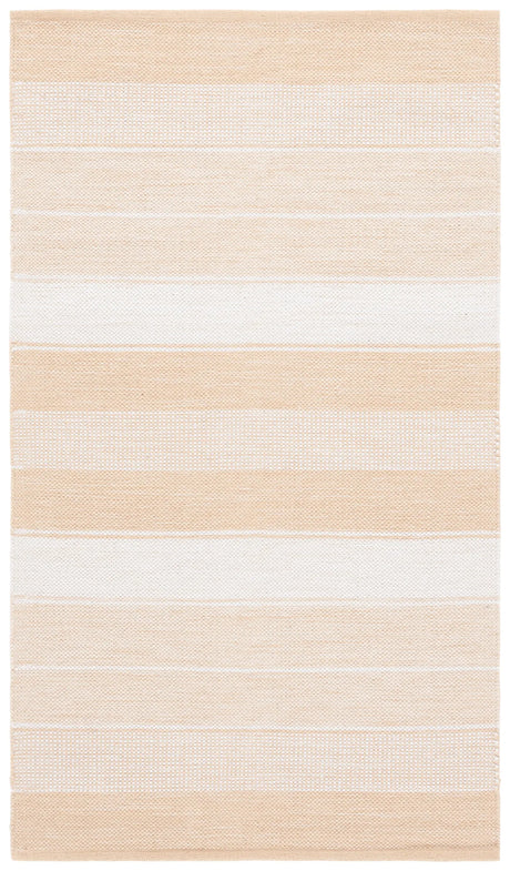 Safavieh Striped Kilim 3'-0" x 5'-0" Rug in Ivory / Gold