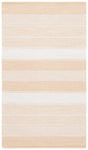 Safavieh Striped Kilim 3'-0" x 5'-0" Rug in Ivory / Gold