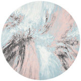 Safavieh Glacier 5'-3" x 5'-3" Rug in Pink / Blue