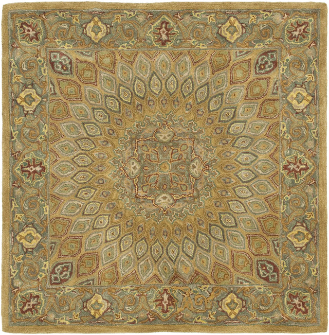 Safavieh Heritage 6'-0" x 6'-0" Rug in Light Brown / Grey