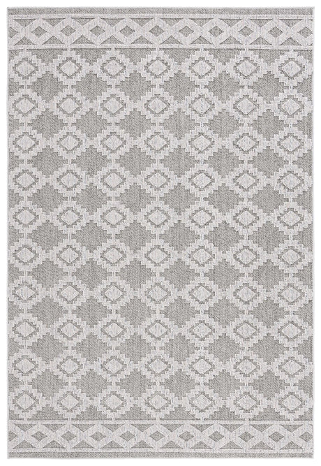 Safavieh Global 4'-0" x 6'-0" Rug in Grey / Ivory