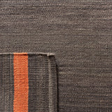 Safavieh Kilim 5'-0" x 8'-0" Rug in Dark Grey / Orange