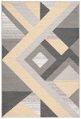 Safavieh Pyramid 4'-5" x 6'-5" Rug in Grey / Ivory Gold