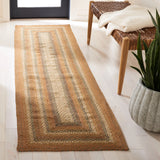 Safavieh Braided 2'-3" x 8'-0" Rug in Ivory / Green