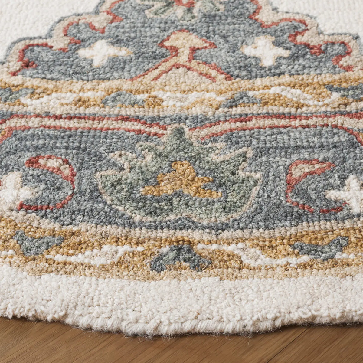 Safavieh Metro 6'-0" x 6'-0" Rug in Ivory / Grey