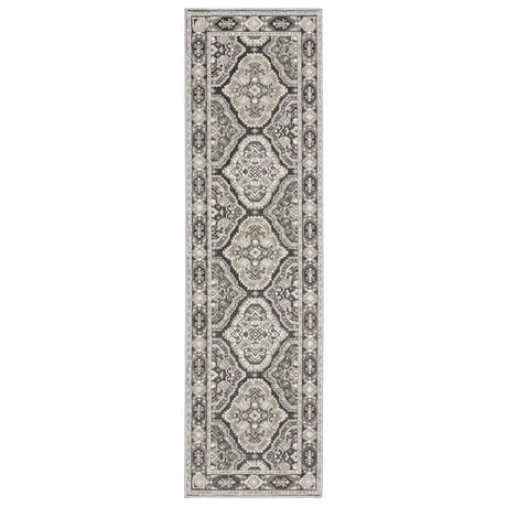 Oriental Weavers Sphinx Ellington Ell04 Grey/ Grey Rug - runner