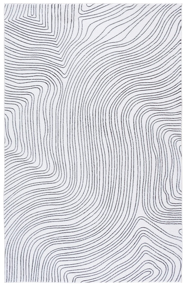 Safavieh Versailles 4'-0" x 6'-0" Rug in Ivory / Grey