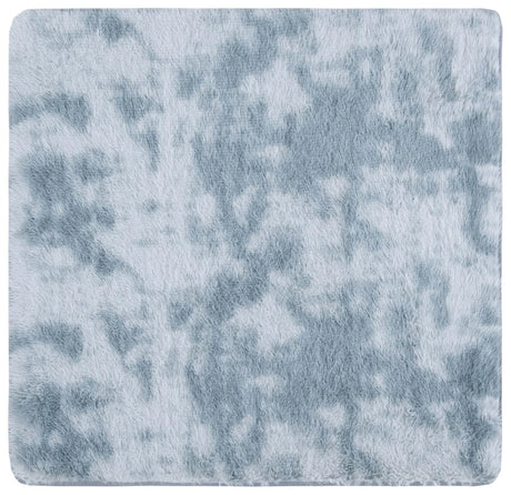Safavieh Rainbow Shag 4'-0" x 4'-0" Rug in Light Grey