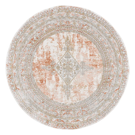 Safavieh Shivan 6'-7" x 6'-7" Rug in Rose / Grey