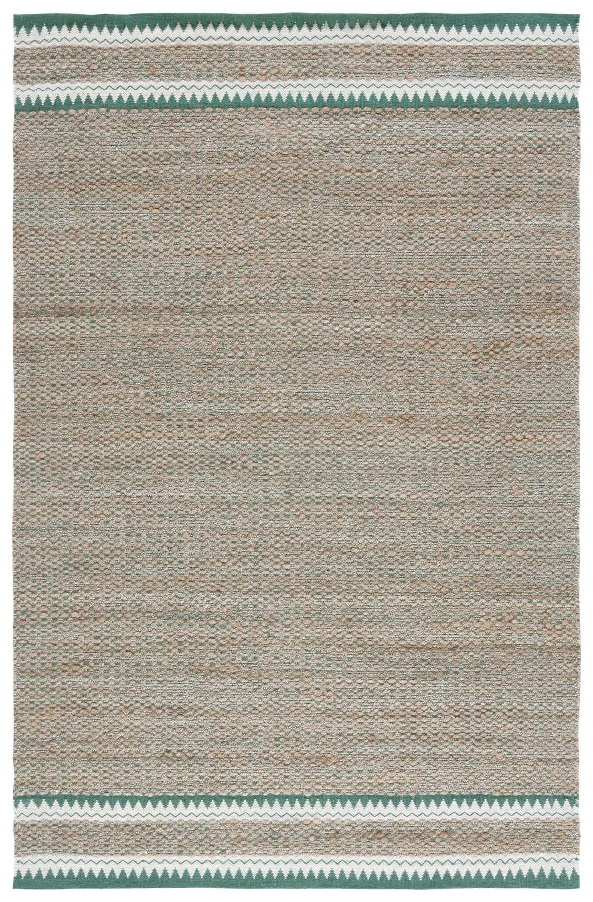 Safavieh Natural Fiber 4'-0" x 6'-0" Rug in Natural / Green