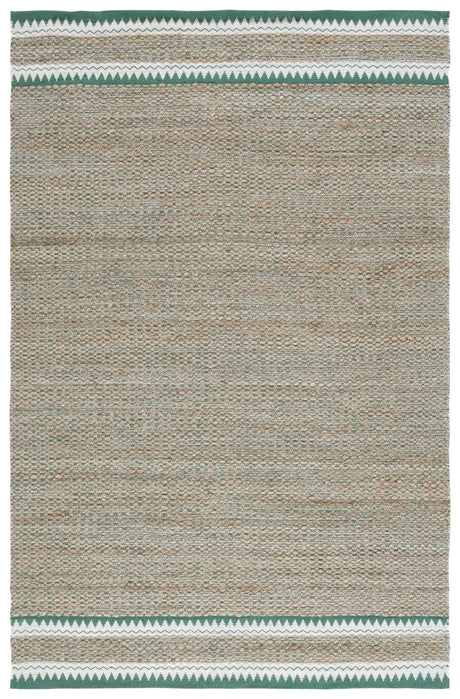 Safavieh Natural Fiber 4'-0" x 6'-0" Rug in Natural / Green