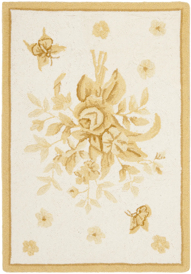 Safavieh Chelsea 1'-8" x 2'-6" Rug in Ivory / Gold