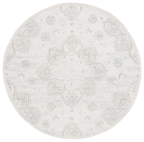 Safavieh Trace 6'-0" x 6'-0" Rug in Grey / Ivory