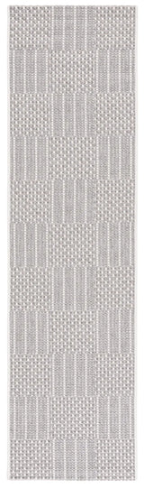 Safavieh Sisal All-Weather 2'-2" x 8'-0" Rug in Grey / Ivory