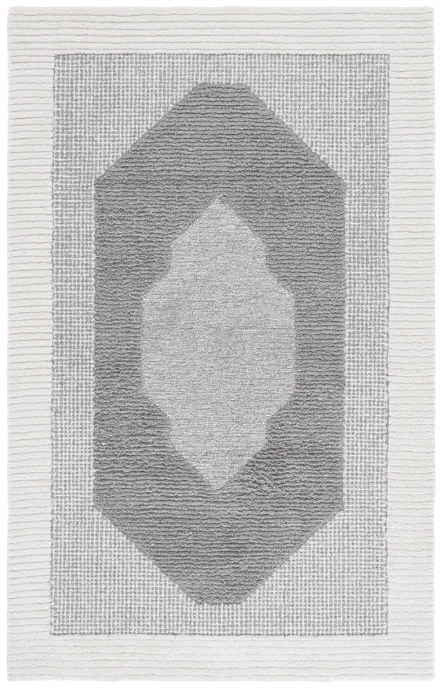 Safavieh Renewal 4'-0" x 6'-0" Rug in Dark Grey / Ivory