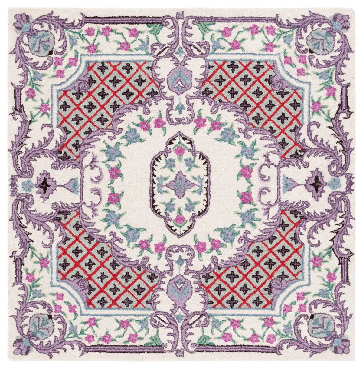 Safavieh Bellagio 5'-0" x 5'-0" Rug in Ivory