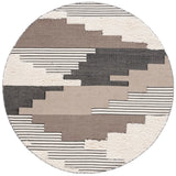 Safavieh Kenya 6'-0" x 6'-0" Rug in Black / Ivory