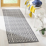 Safavieh Montauk 2'-3" x 7'-0" Rug in Dark Grey / Ivory