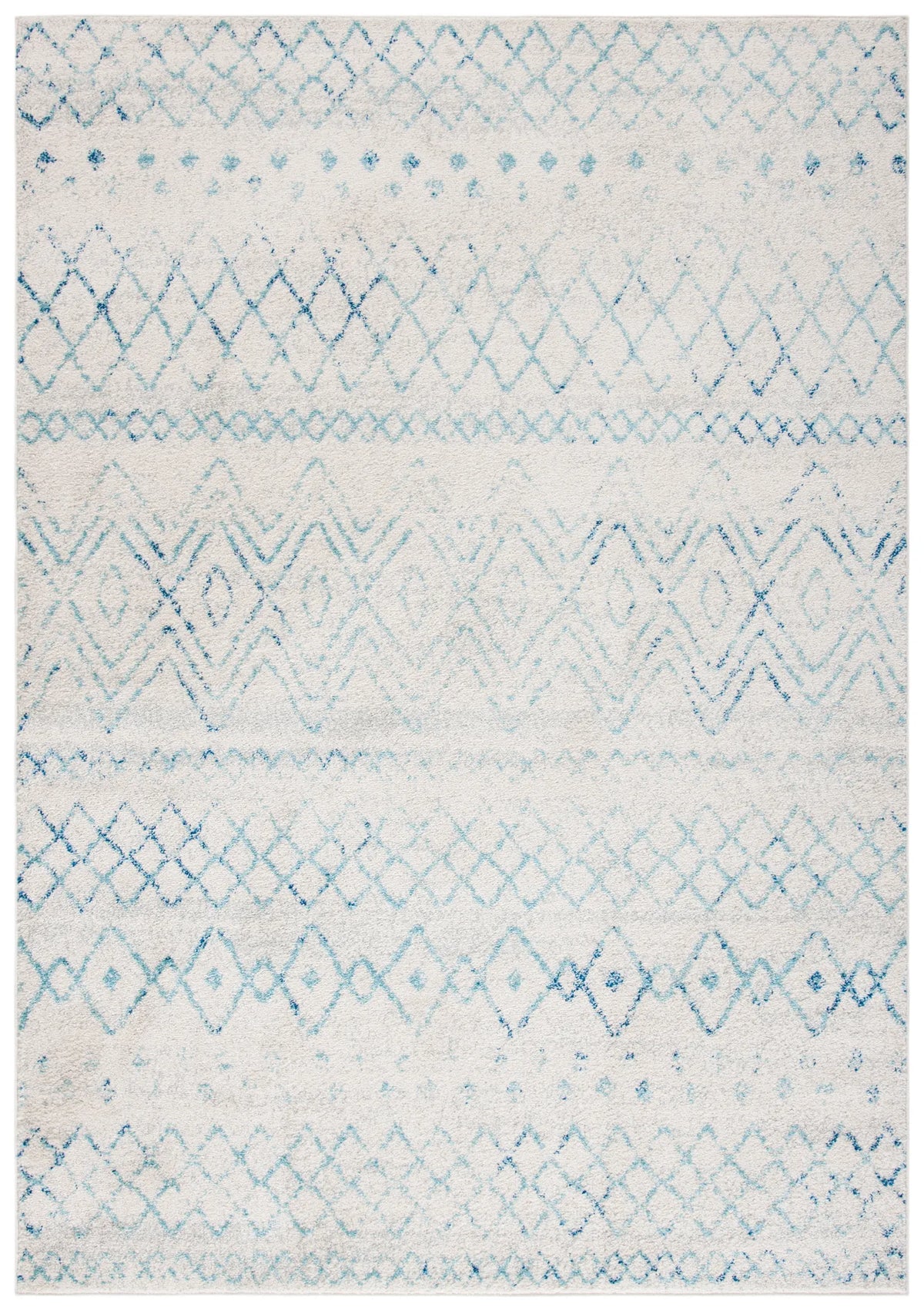 Safavieh Madison 700 4'-0" x 6'-0" Rug in Ivory / Aqua