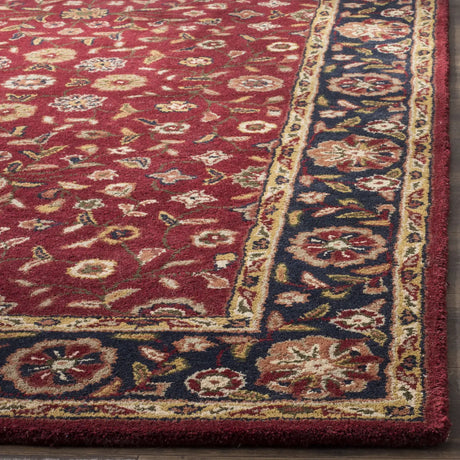 Safavieh Heritage 5'-0" x 8'-0" Rug in Red / Navy