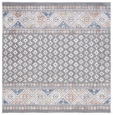 Safavieh Eternal 6'-7" x 6'-7" Rug in Grey / Blue Rust