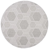 Safavieh Global 6'-7" x 6'-7" Rug in Grey / Ivory