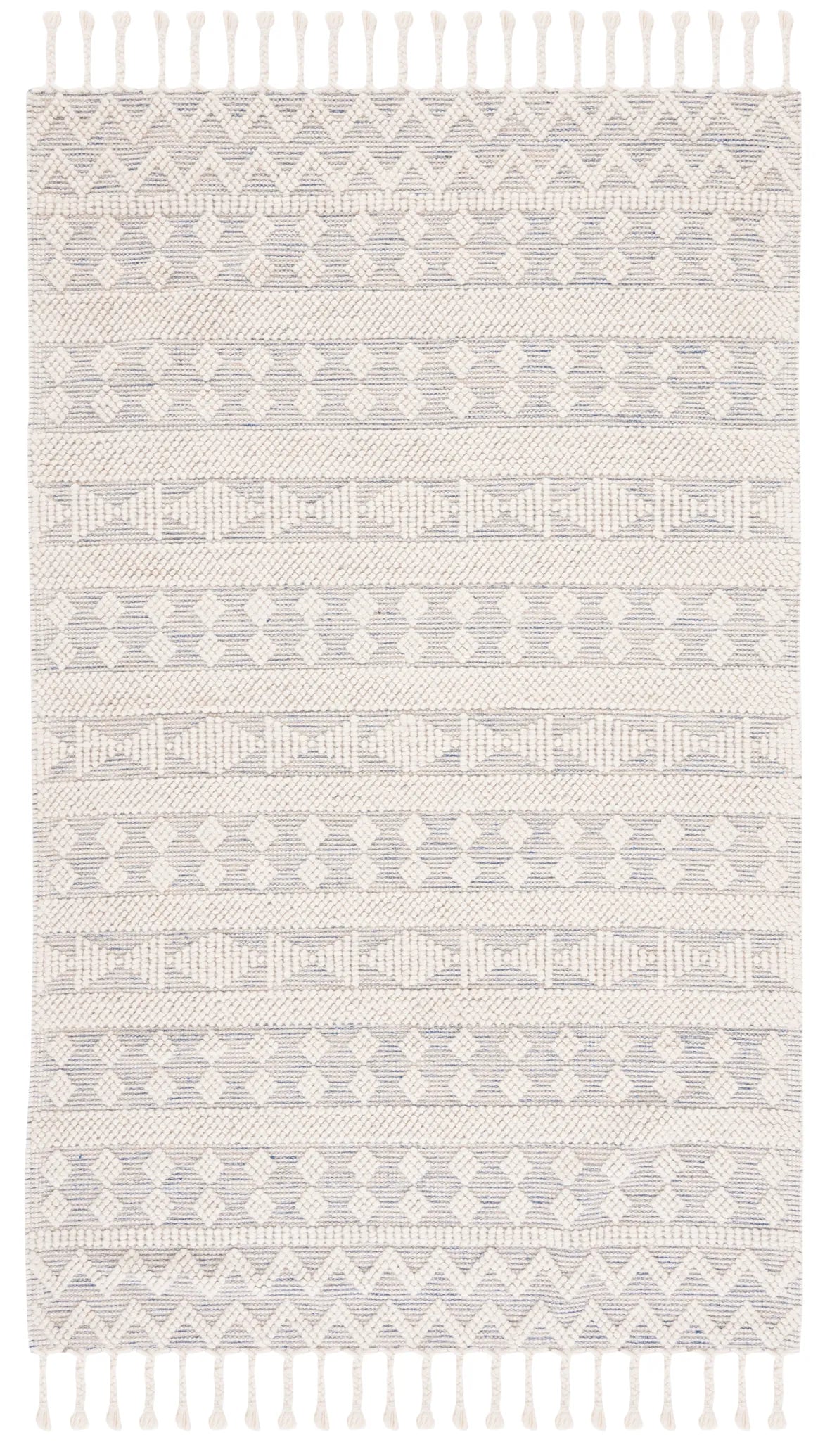 Safavieh Natura 4'-0" x 6'-0" Rug in Ivory / Blue