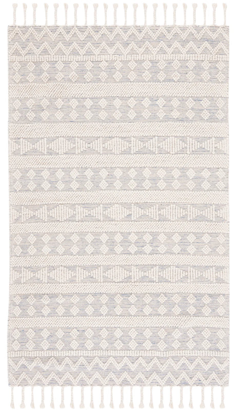 Safavieh Natura 4'-0" x 6'-0" Rug in Ivory / Blue