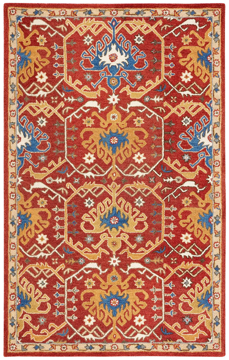 Safavieh Antiquity 4'-0" x 6'-0" Rug in Red / Yellow