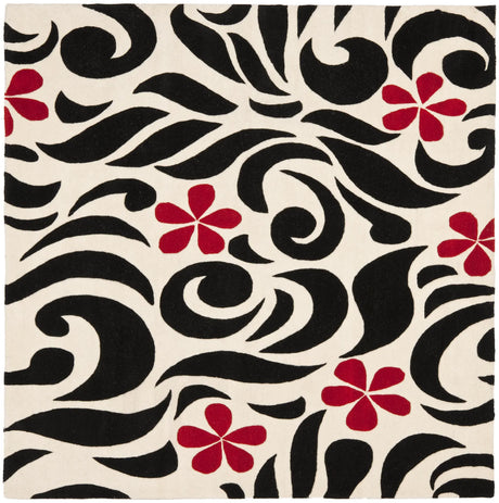 Safavieh Soho 6'-0" x 6'-0" Rug in Ivory / Black