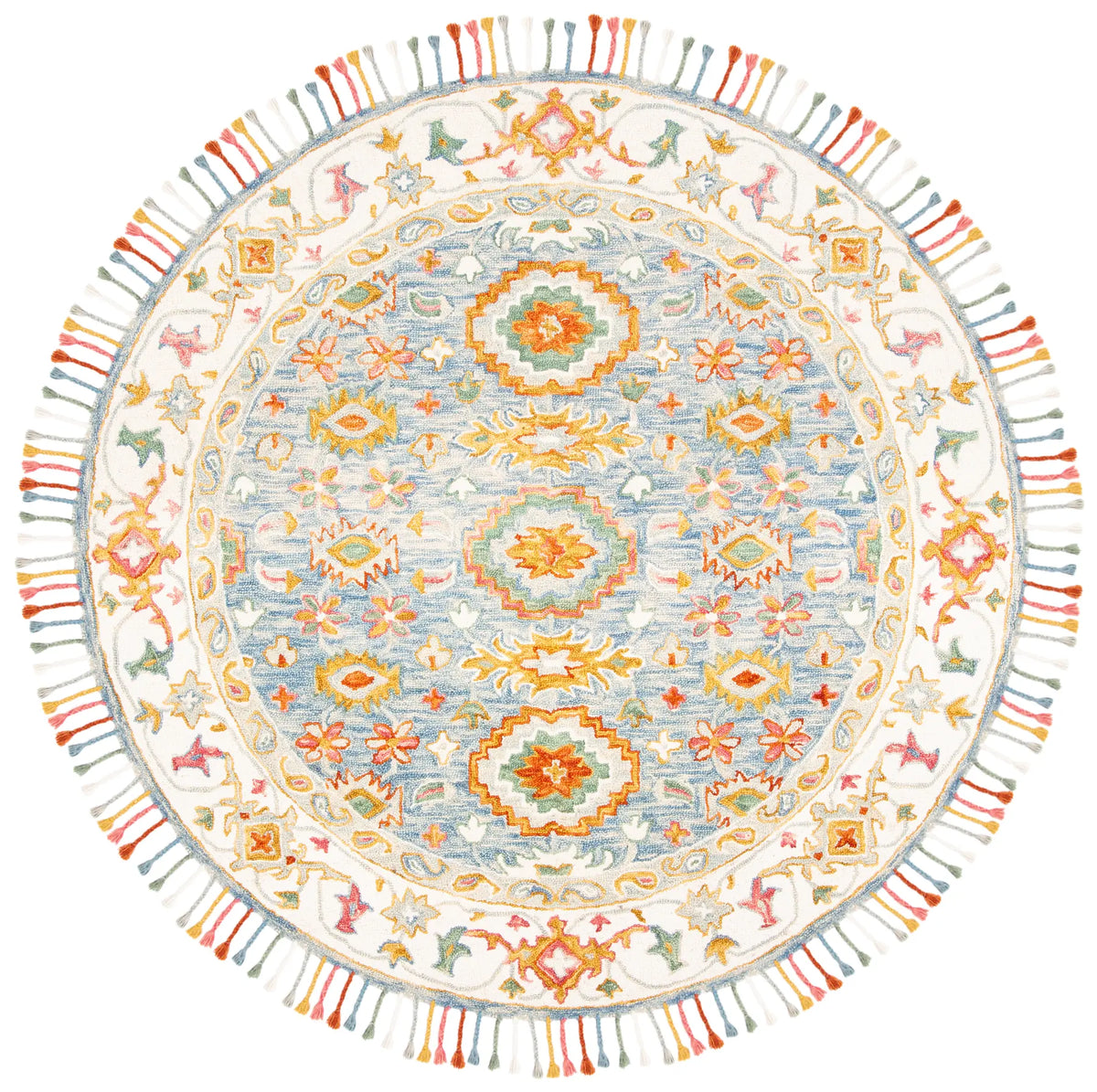 Safavieh Aspen 7'-0" x 7'-0" Rug in Blue / Ivory