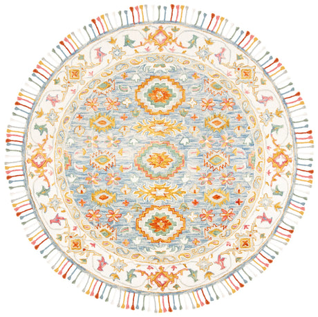 Safavieh Aspen 7'-0" x 7'-0" Rug in Blue / Ivory