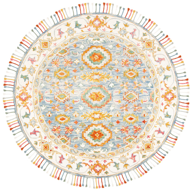 Safavieh Aspen 7'-0" x 7'-0" Rug in Blue / Ivory