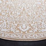 Safavieh Martha Stewart Sabrina 5'-0" x 5'-0" Rug in Gold / Ivory
