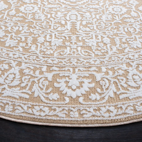 Safavieh Martha Stewart Sabrina 5'-0" x 5'-0" Rug in Gold / Ivory