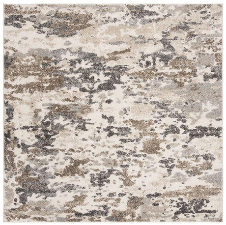 Safavieh Spirit 100 6'-7" x 6'-7" Rug in Taupe / Ivory