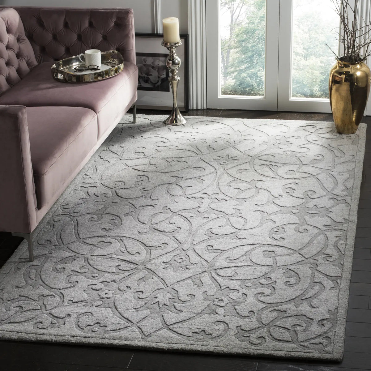 Safavieh Impressions 4'-0" x 6'-0" Rug in Grey