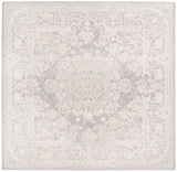 Safavieh Reflection 6'-7" x 6'-7" Rug in Light Grey / Cream
