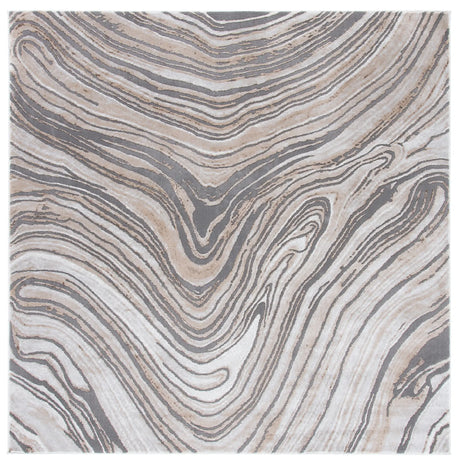 Safavieh Craft 6'-7" x 6'-7" Rug in Gold / Grey