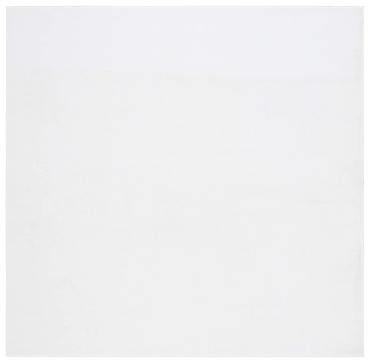 Safavieh Faux Rabbit Fur 6'-0" x 6'-0" Rug in Ivory