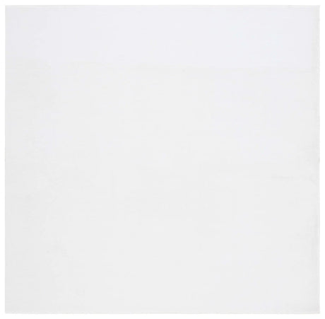 Safavieh Faux Rabbit Fur 6'-0" x 6'-0" Rug in Ivory