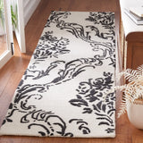Safavieh Jardin 2'-3" x 8'-0" Rug in Ivory / Black