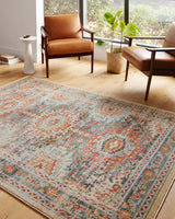 Loloi Jocelyn Joc-03 Mist/Multi Rugs - room scene 1