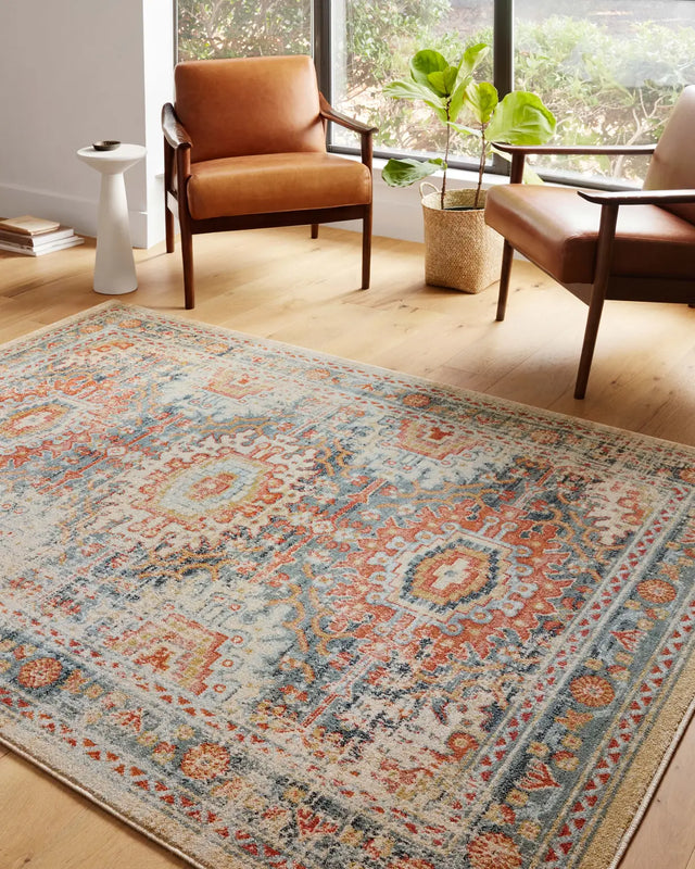 Loloi Jocelyn Joc-03 Mist/Multi Rugs - room scene 1