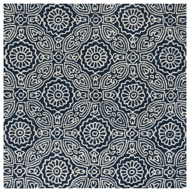 Safavieh Blossom 6'-0" x 6'-0" Rug in Blue / Ivory