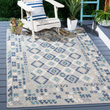 Safavieh Sunrise 5'-3" x 7'-7" Rug in Grey / Blue Ivory