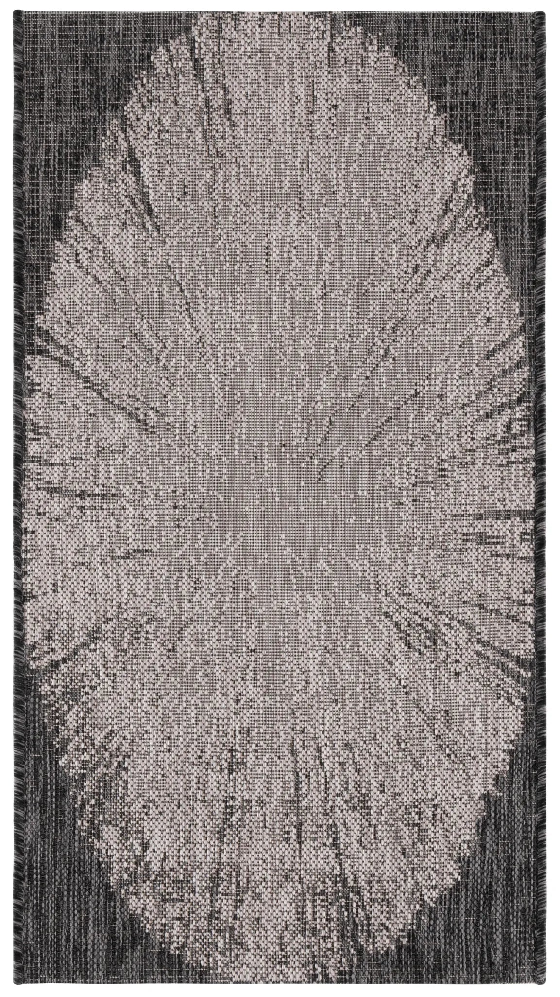 Safavieh Courtyard 2'-0" x 3'-7" Rug in Beige / Black