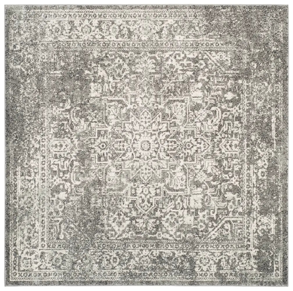 Safavieh Evoke 6'-7" x 6'-7" Rug in Grey / Ivory
