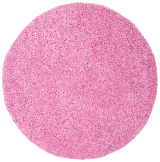 Safavieh August Shag 900 5'-3" x 5'-3" Rug in Pink